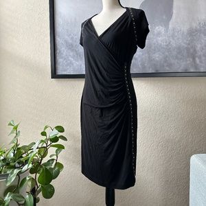 Carmen Marc Valvo Black Dress Size Large